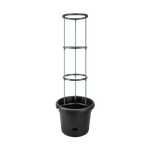 green basics pot à tomate 33 cm living noir